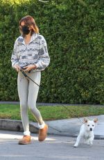 kKAIA GERBER Out with Her Dog in West Hollywood 02/02/2021