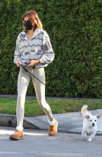 kKAIA GERBER Out with Her Dog in West Hollywood 02/02/2021