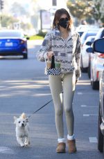 kKAIA GERBER Out with Her Dog in West Hollywood 02/02/2021