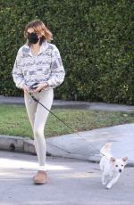 kKAIA GERBER Out with Her Dog in West Hollywood 02/02/2021