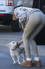 kKAIA GERBER Out with Her Dog in West Hollywood 02/02/2021