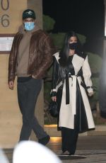 KOURTNEY KARDASHIAN Leaves Nobu in Malibu 02/08/2021