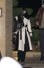 KOURTNEY KARDASHIAN Leaves Nobu in Malibu 02/08/2021