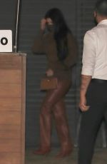 KOURTNEY KARDASHIAN Out for Dinner at Nobu in Malibu 02/22/2021