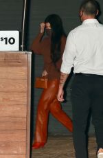 KOURTNEY KARDASHIAN Out for Dinner at Nobu in Malibu 02/22/2021
