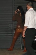 KOURTNEY KARDASHIAN Out for Dinner at Nobu in Malibu 02/22/2021
