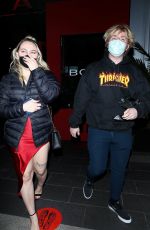 KOUVR ANNON Out for Dinner at BOA Steakhouse in West Hollywood 02/14/2021