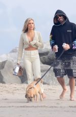 KRISTIN CAVALLARI and Brody Jenner Out on the Beach in Malibu 02/09/2021