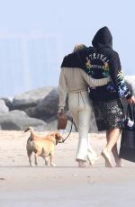 KRISTIN CAVALLARI and Brody Jenner Out on the Beach in Malibu 02/09/2021