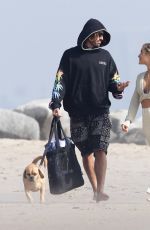 KRISTIN CAVALLARI and Brody Jenner Out on the Beach in Malibu 02/09/2021