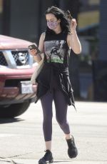 KRYSTEN RITTER leaves a Gym in Los Angeles 02/23/2021