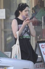 KRYSTEN RITTER leaves a Gym in Los Angeles 02/23/2021