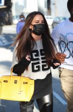 KYLE RICHARDS at IL Pastaio in Beverly Hills 02/25/2021