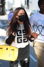 KYLE RICHARDS at IL Pastaio in Beverly Hills 02/25/2021