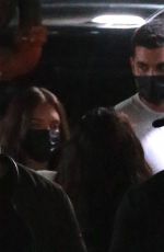 KYLIE JENNER and ANASTASIA KARANIKOLAOU Out for Dinner with Friends in West Hollywood 02/10/2021