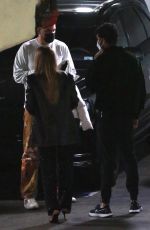 KYLIE JENNER and ANASTASIA KARANIKOLAOU Out for Dinner with Friends in West Hollywood 02/10/2021