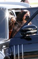 KYLIE JENNER Arrives to Her Private Jet in Los Angeles 02/05/2021