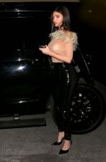 KYLIE JENNER at Craigs Restaurant in West Hollywood 02/24/2021
