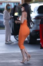 KYLIE JENNER in Tight Dress at a Gas Station in Bel Air 02/22/2021