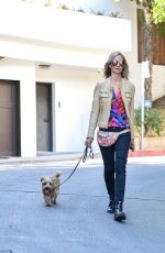 LADY VICTORIA HERVEY Out with Her Dog in Los Angeles 02/20/2021