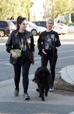 LALA KENT and KATE MALONEY Out in Los Angeles 02/04/2021