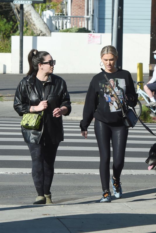 LALA KENT and KATE MALONEY Out in Los Angeles 02/04/2021