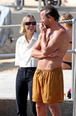 LARA BINGLE Out with Friends at North Bondi Beach 02/01/2021