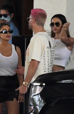 LARSA PIPPEN, AMELIA HAMLIN and Scott Disick Out in Maimi 02/19/2021