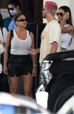 LARSA PIPPEN, AMELIA HAMLIN and Scott Disick Out in Maimi 02/19/2021