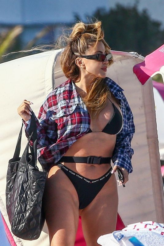 LARSA PIPPEN in Bikini Out in Miami Beach 02/27/2021