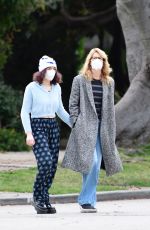 LAURA DERN and JAYA HARPER Out in Brentwood 02/03/2021