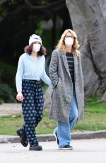 LAURA DERN and JAYA HARPER Out in Brentwood 02/03/2021