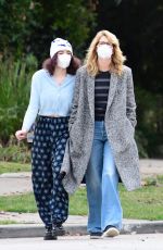 LAURA DERN and JAYA HARPER Out in Brentwood 02/03/2021