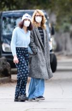 LAURA DERN and JAYA HARPER Out in Brentwood 02/03/2021