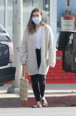 LAUREN PARSEKIAN Leaves a Liquor Store in Los Feliz 02/08/2021