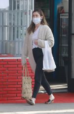 LAUREN PARSEKIAN Leaves a Liquor Store in Los Feliz 02/08/2021