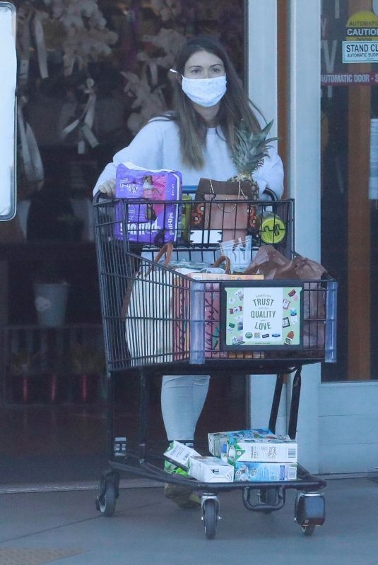 LAUREN PARSEKIAN Out Shopping in Los Feliz 02/24/2021