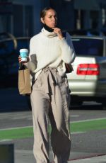 LEONA LEWIS Out with Her Dog in Santa Monica 02/12/2021
