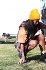 LEXY PANTERRA on the Set of Music Video for Her New Song Best Friend in Los Angeles 02/19/2021