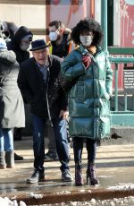 LILLY BALL on the Set of Only Murders in the Building in New York 02/21/2021