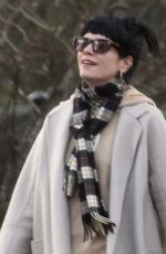 LILY ALLEN Out and About in Hampstead 02/02/2021