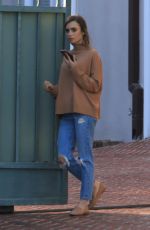 LILY COLLINS Out and About in Beverly Hills 02/04/2021