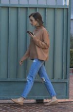 LILY COLLINS Out and About in Beverly Hills 02/04/2021