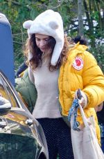 LILY JAMES Out and About in London 02/11/2021