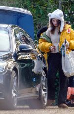 LILY JAMES Out and About in London 02/11/2021