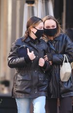 LILY-ROSE DEPP Out with a Friend in New York 02/08/2021