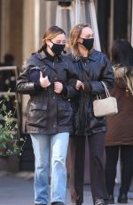LILY-ROSE DEPP Out with a Friend in New York 02/08/2021