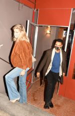 LINDSAY SHOOKUS Out for Dinner in New York 02/18/2021