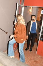 LINDSAY SHOOKUS Out for Dinner in New York 02/18/2021