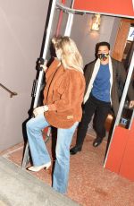 LINDSAY SHOOKUS Out for Dinner in New York 02/18/2021